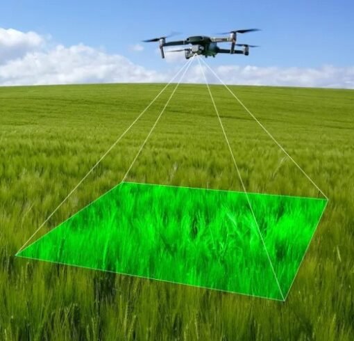 mapování terénu dronem